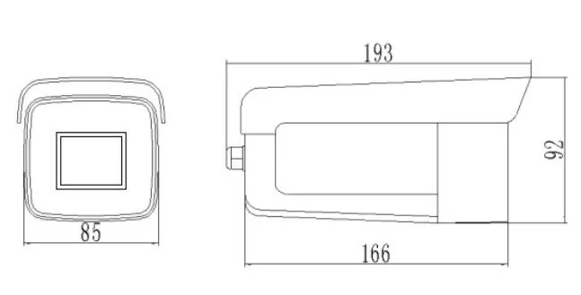 2MP Human Detection IR IP Bullet Camera Network Support Anti-Flicker, Defog, Corridor Mode, Mirror, Rotation