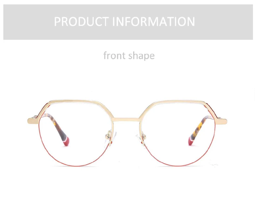 Gd Best Selling Women Metal Round Optical Frames Glasses New Design Cateye Wholesale